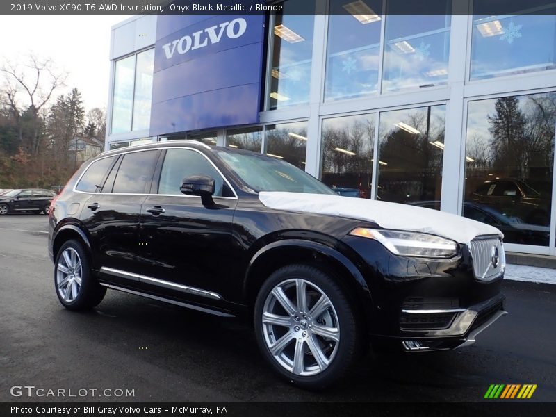 Onyx Black Metallic / Blonde 2019 Volvo XC90 T6 AWD Inscription