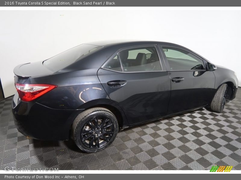 Black Sand Pearl / Black 2016 Toyota Corolla S Special Edition