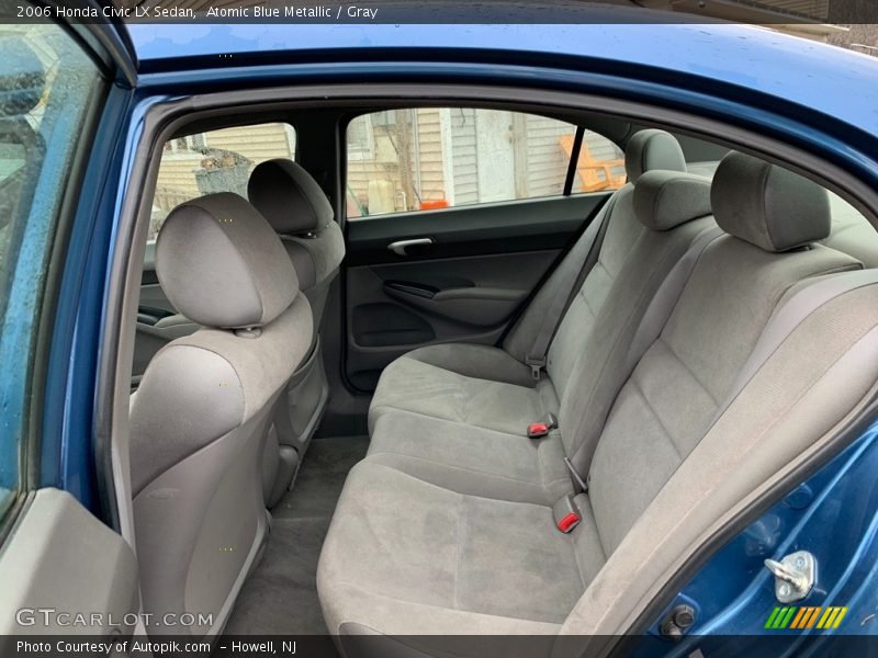 Atomic Blue Metallic / Gray 2006 Honda Civic LX Sedan