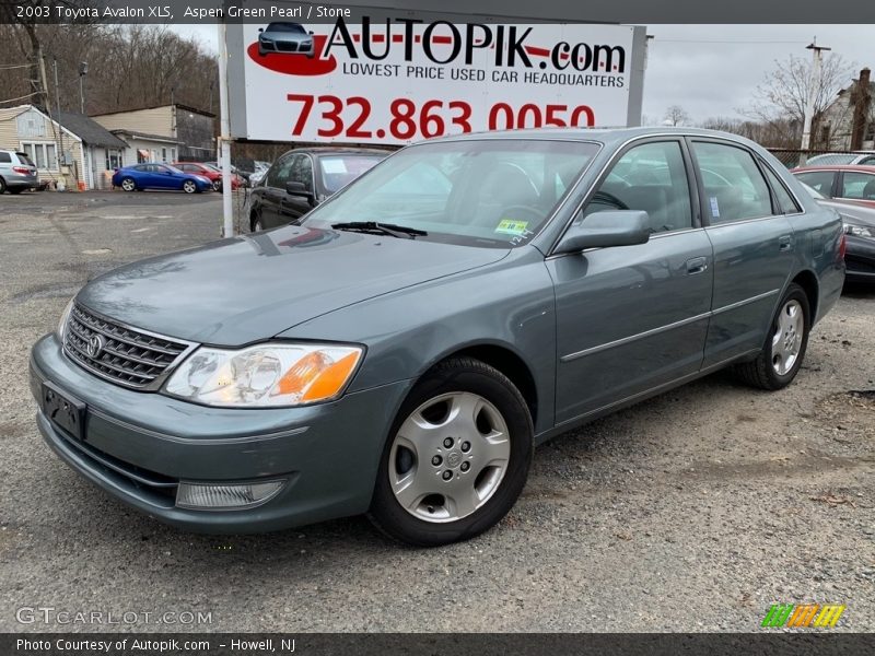 Aspen Green Pearl / Stone 2003 Toyota Avalon XLS