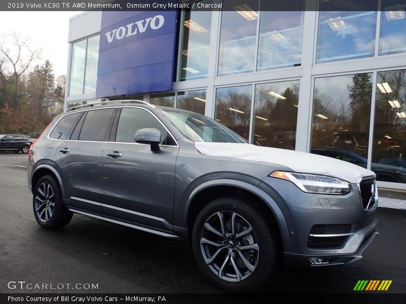 Osmium Grey Metallic / Charcoal 2019 Volvo XC90 T6 AWD Momentum
