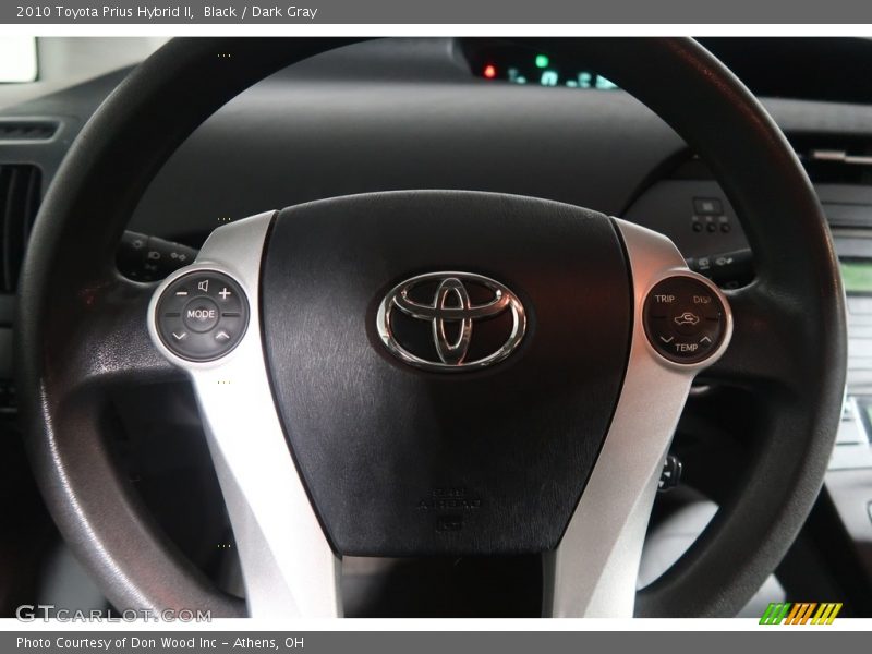 Black / Dark Gray 2010 Toyota Prius Hybrid II