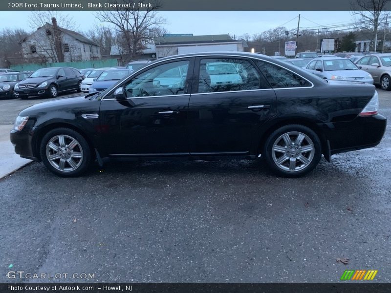 Black Clearcoat / Black 2008 Ford Taurus Limited