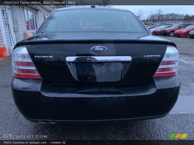 Black Clearcoat / Black 2008 Ford Taurus Limited