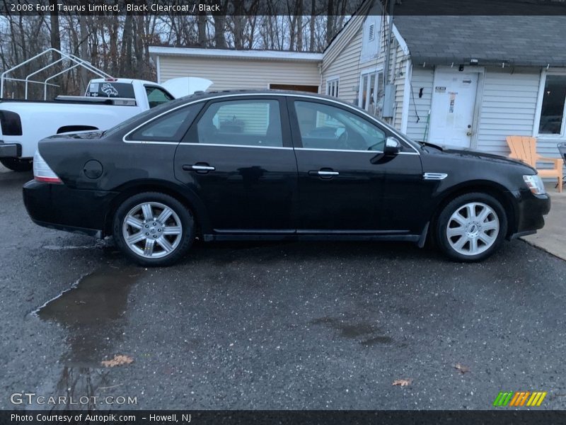 Black Clearcoat / Black 2008 Ford Taurus Limited