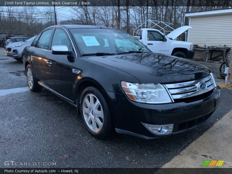 Black Clearcoat / Black 2008 Ford Taurus Limited