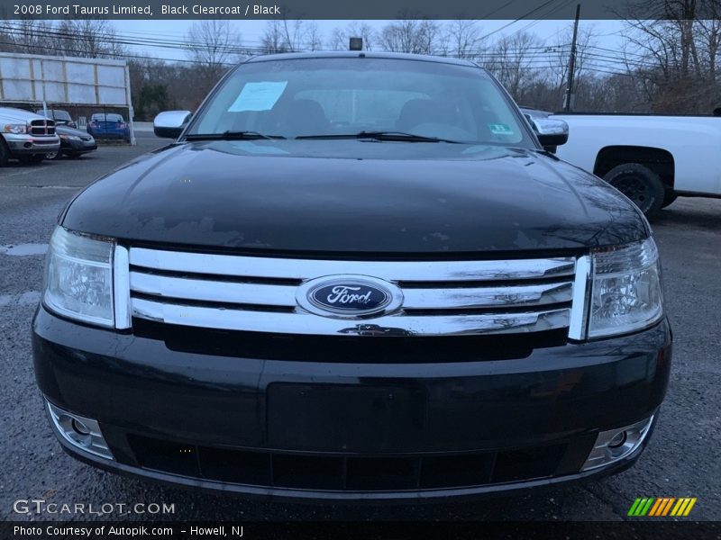 Black Clearcoat / Black 2008 Ford Taurus Limited
