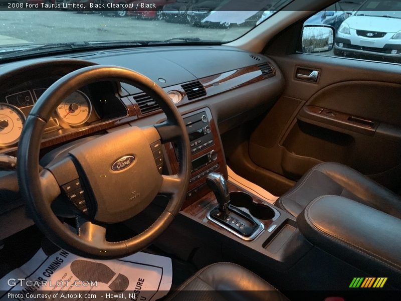 Black Clearcoat / Black 2008 Ford Taurus Limited