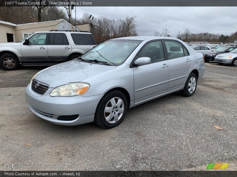 Silver Streak Mica / Stone 2007 Toyota Corolla CE