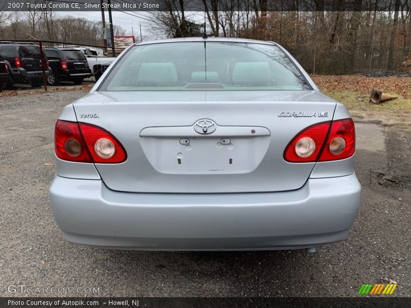 Silver Streak Mica / Stone 2007 Toyota Corolla CE