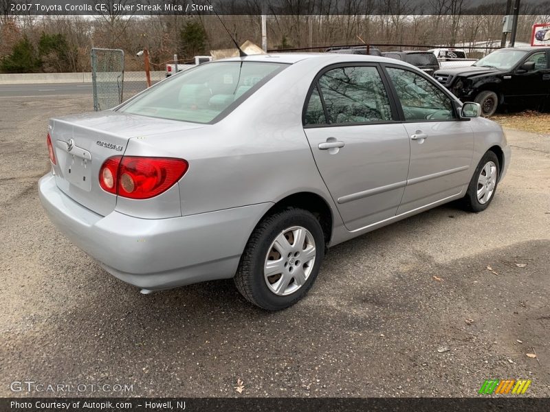 Silver Streak Mica / Stone 2007 Toyota Corolla CE