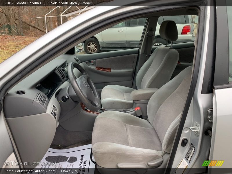 Silver Streak Mica / Stone 2007 Toyota Corolla CE