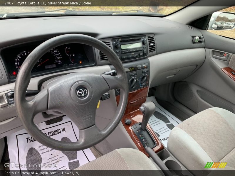 Silver Streak Mica / Stone 2007 Toyota Corolla CE