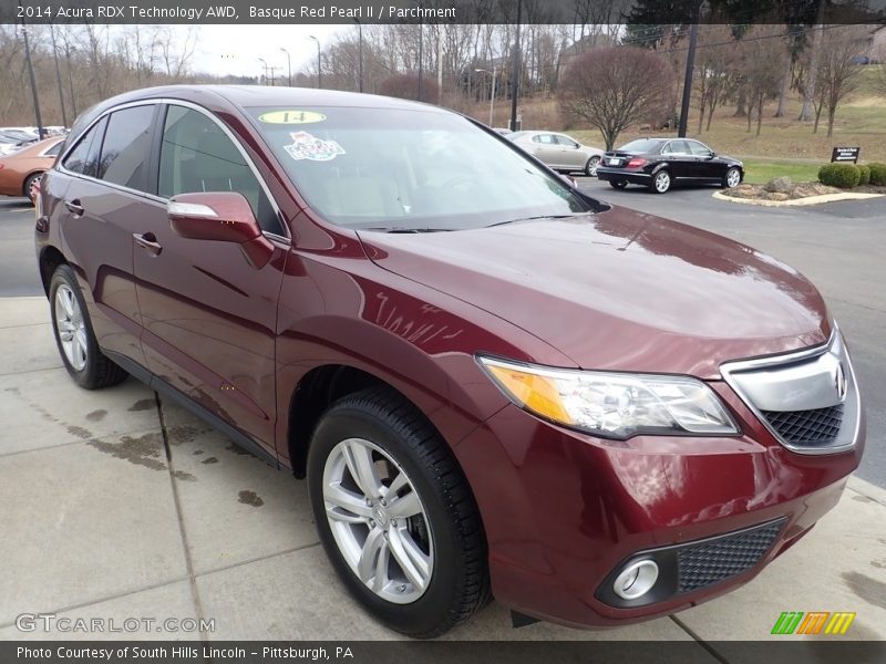 Basque Red Pearl II / Parchment 2014 Acura RDX Technology AWD