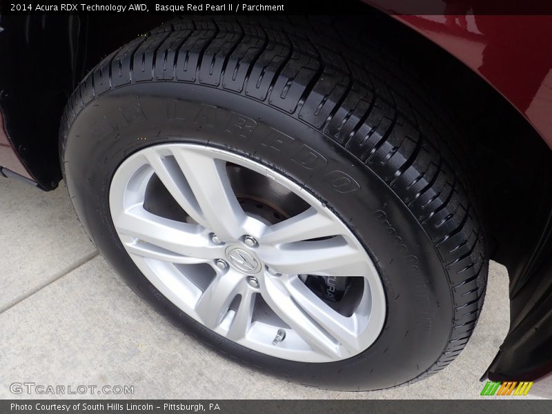 Basque Red Pearl II / Parchment 2014 Acura RDX Technology AWD