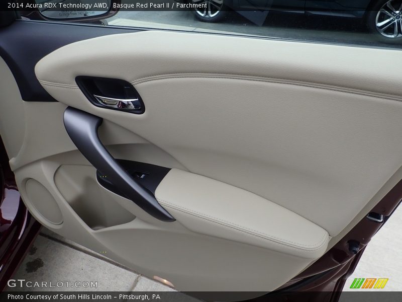 Basque Red Pearl II / Parchment 2014 Acura RDX Technology AWD