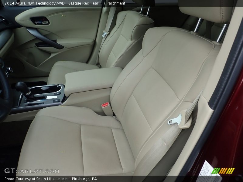 Basque Red Pearl II / Parchment 2014 Acura RDX Technology AWD