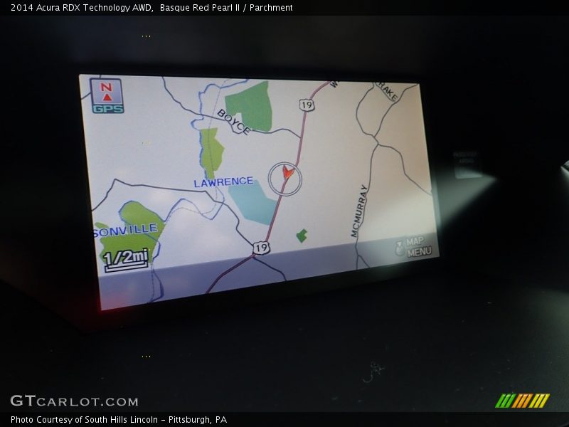 Basque Red Pearl II / Parchment 2014 Acura RDX Technology AWD