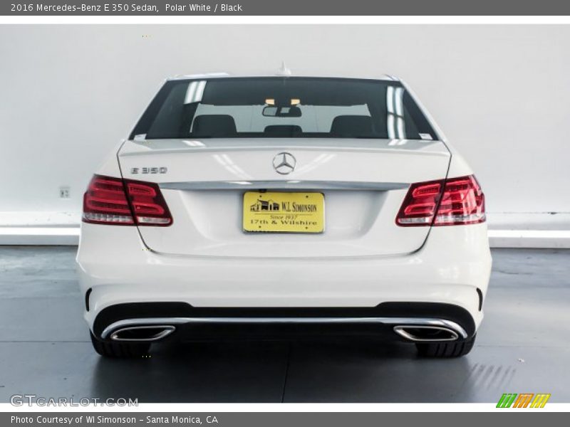 Polar White / Black 2016 Mercedes-Benz E 350 Sedan