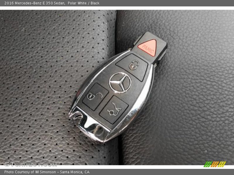 Polar White / Black 2016 Mercedes-Benz E 350 Sedan