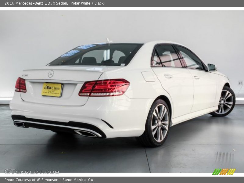 Polar White / Black 2016 Mercedes-Benz E 350 Sedan