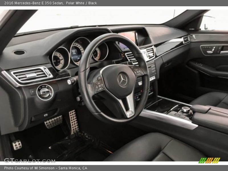 Polar White / Black 2016 Mercedes-Benz E 350 Sedan