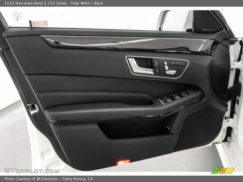 Polar White / Black 2016 Mercedes-Benz E 350 Sedan