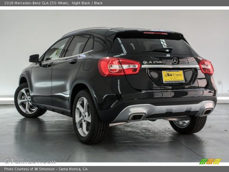 Night Black / Black 2018 Mercedes-Benz GLA 250 4Matic