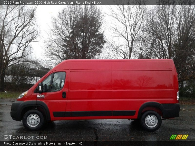  2019 ProMaster 2500 High Roof Cargo Van Flame Red