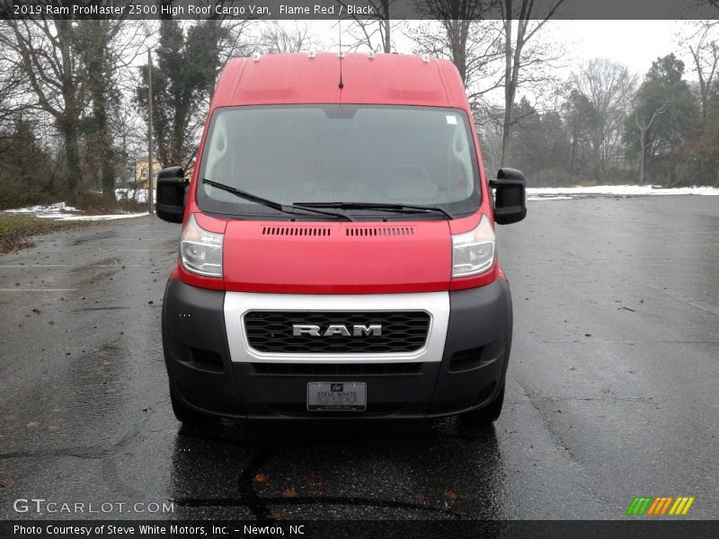 Flame Red / Black 2019 Ram ProMaster 2500 High Roof Cargo Van
