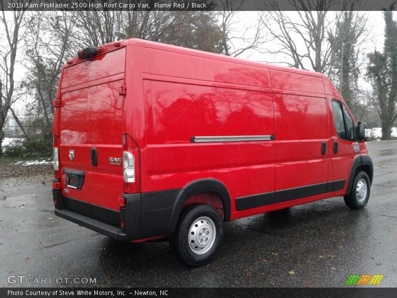 Flame Red / Black 2019 Ram ProMaster 2500 High Roof Cargo Van