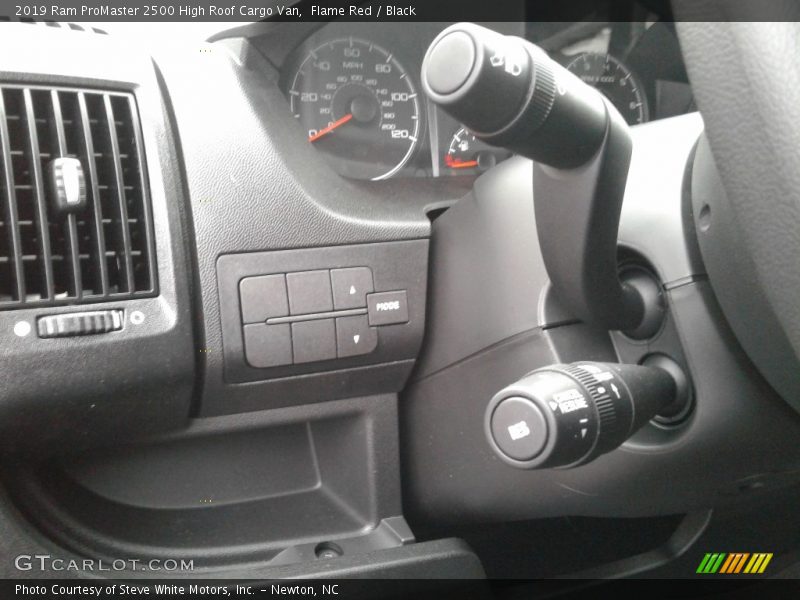 Controls of 2019 ProMaster 2500 High Roof Cargo Van