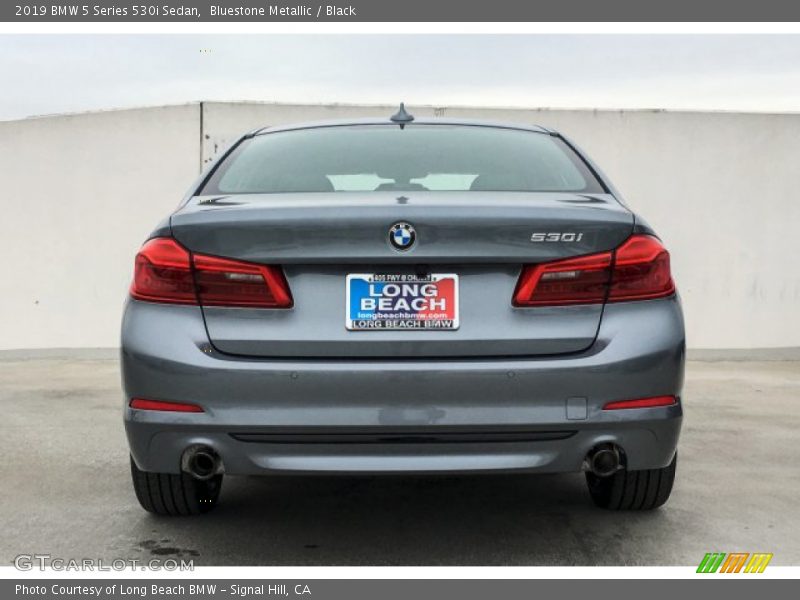Bluestone Metallic / Black 2019 BMW 5 Series 530i Sedan
