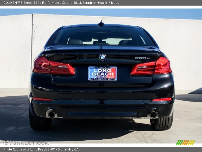 Black Sapphire Metallic / Black 2019 BMW 5 Series 530e iPerformance Sedan