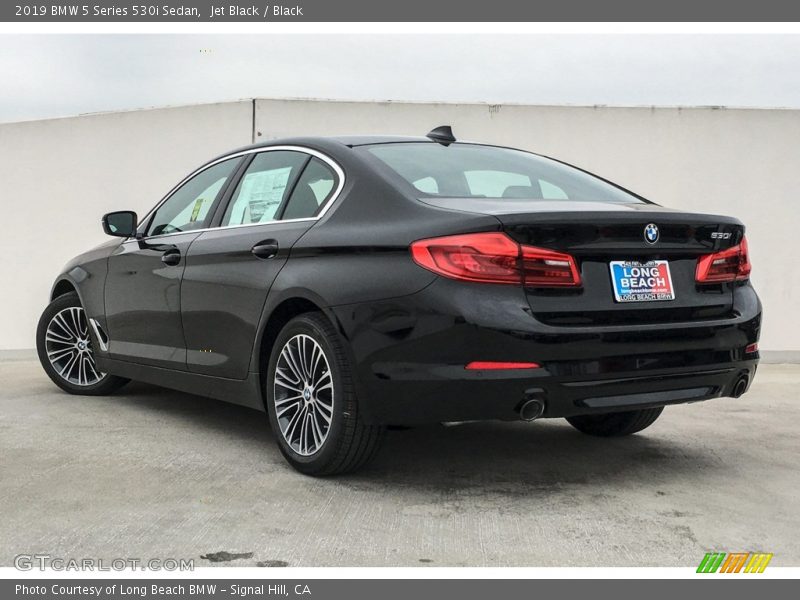 Jet Black / Black 2019 BMW 5 Series 530i Sedan