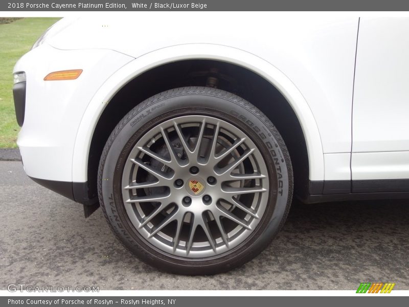 White / Black/Luxor Beige 2018 Porsche Cayenne Platinum Edition