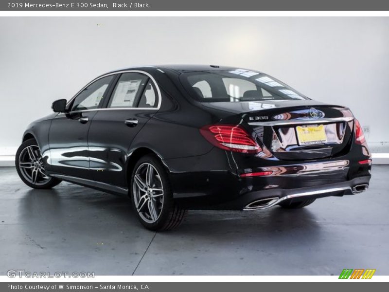 Black / Black 2019 Mercedes-Benz E 300 Sedan