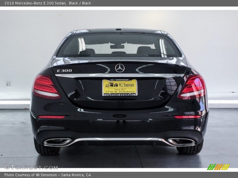 Black / Black 2019 Mercedes-Benz E 300 Sedan