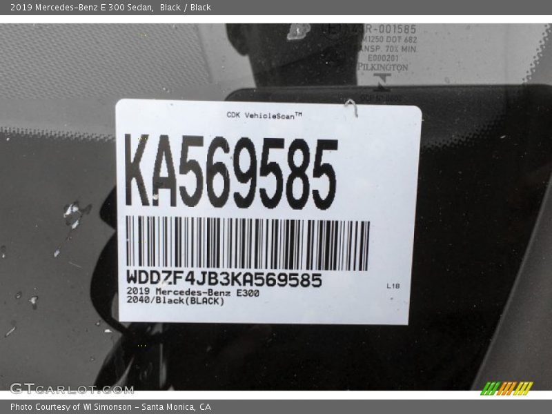Black / Black 2019 Mercedes-Benz E 300 Sedan