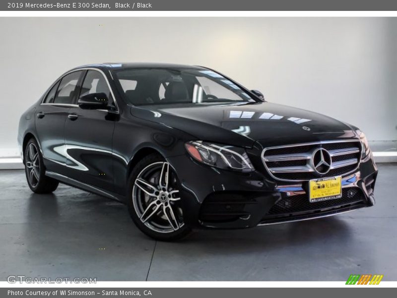 Black / Black 2019 Mercedes-Benz E 300 Sedan
