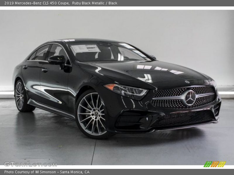 Ruby Black Metallic / Black 2019 Mercedes-Benz CLS 450 Coupe
