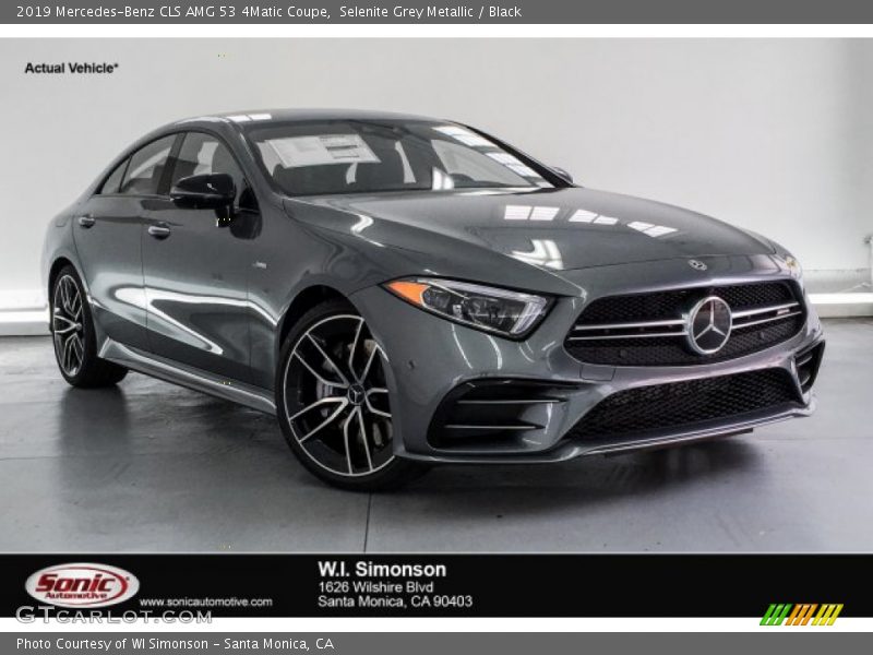 Selenite Grey Metallic / Black 2019 Mercedes-Benz CLS AMG 53 4Matic Coupe