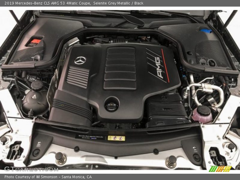 Selenite Grey Metallic / Black 2019 Mercedes-Benz CLS AMG 53 4Matic Coupe