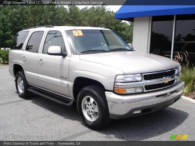 Light Pewter Metallic / Gray/Dark Charcoal 2003 Chevrolet Tahoe LT