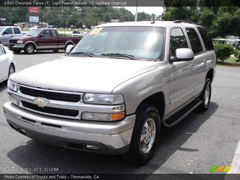 Light Pewter Metallic / Gray/Dark Charcoal 2003 Chevrolet Tahoe LT