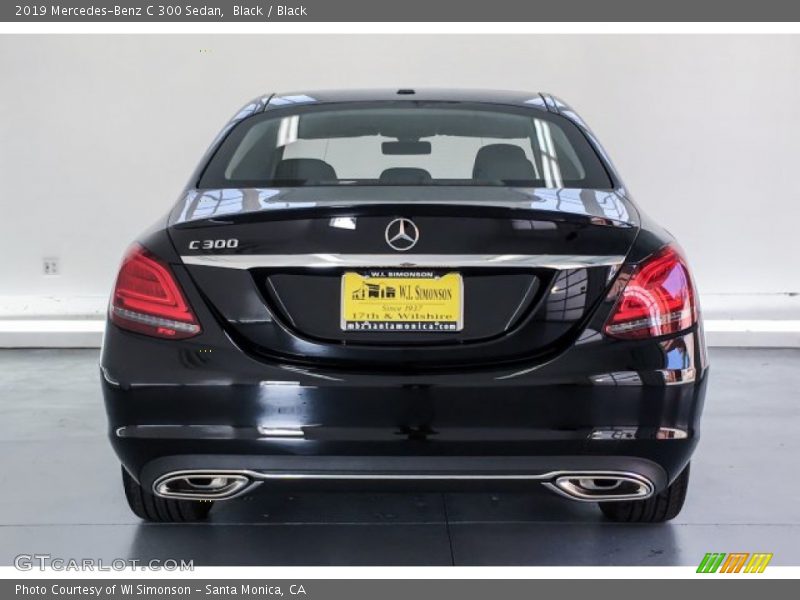 Black / Black 2019 Mercedes-Benz C 300 Sedan