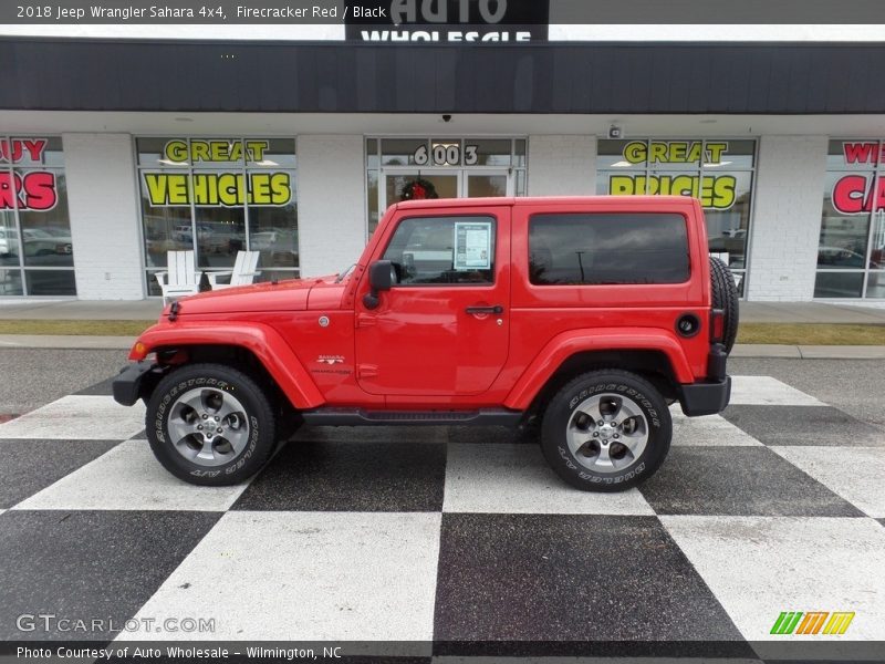 Firecracker Red / Black 2018 Jeep Wrangler Sahara 4x4