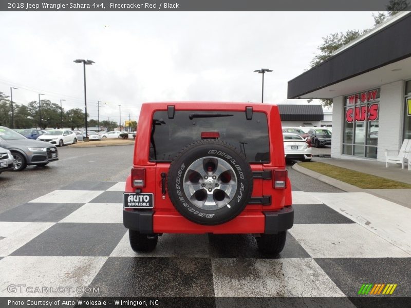 Firecracker Red / Black 2018 Jeep Wrangler Sahara 4x4