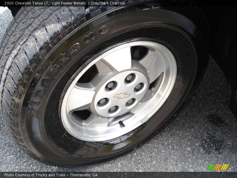 Light Pewter Metallic / Gray/Dark Charcoal 2003 Chevrolet Tahoe LT