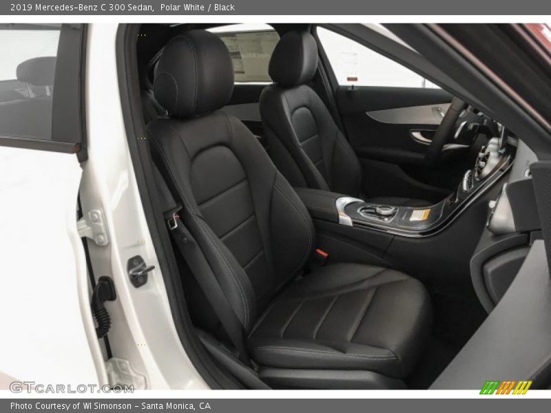 Polar White / Black 2019 Mercedes-Benz C 300 Sedan